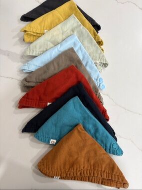 Kids Multi-Color Bandana Bib Set - Soft Cotton- indi by Kishu baby